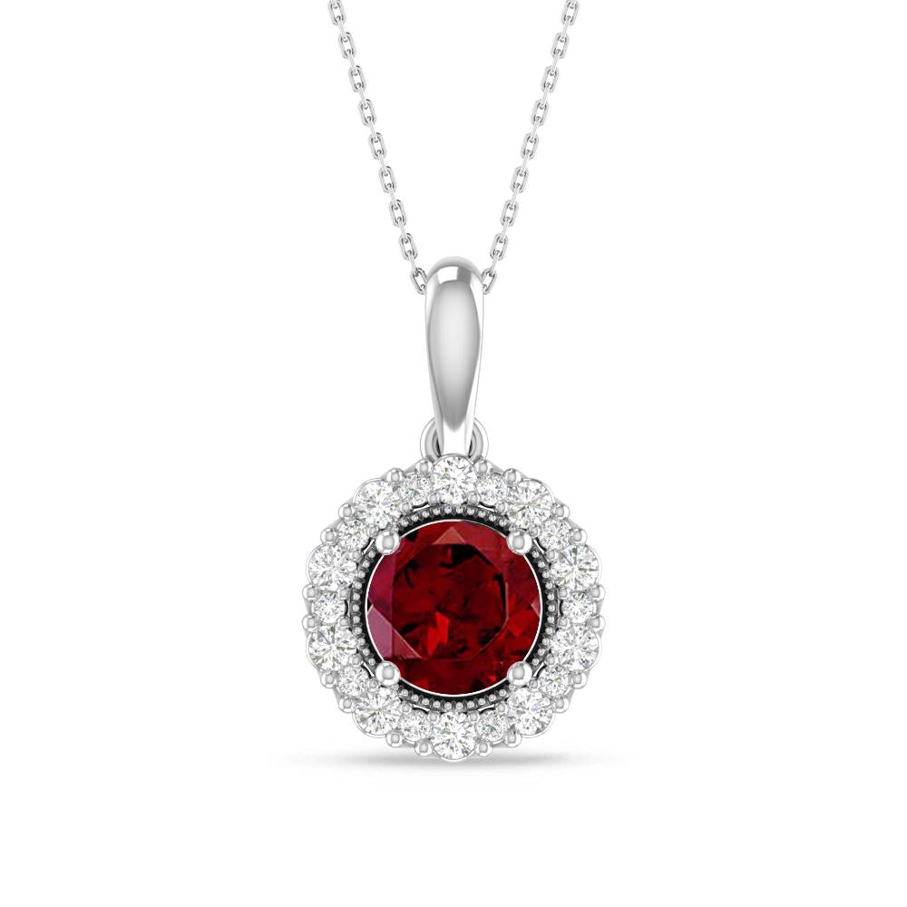 White Gold - Garnet