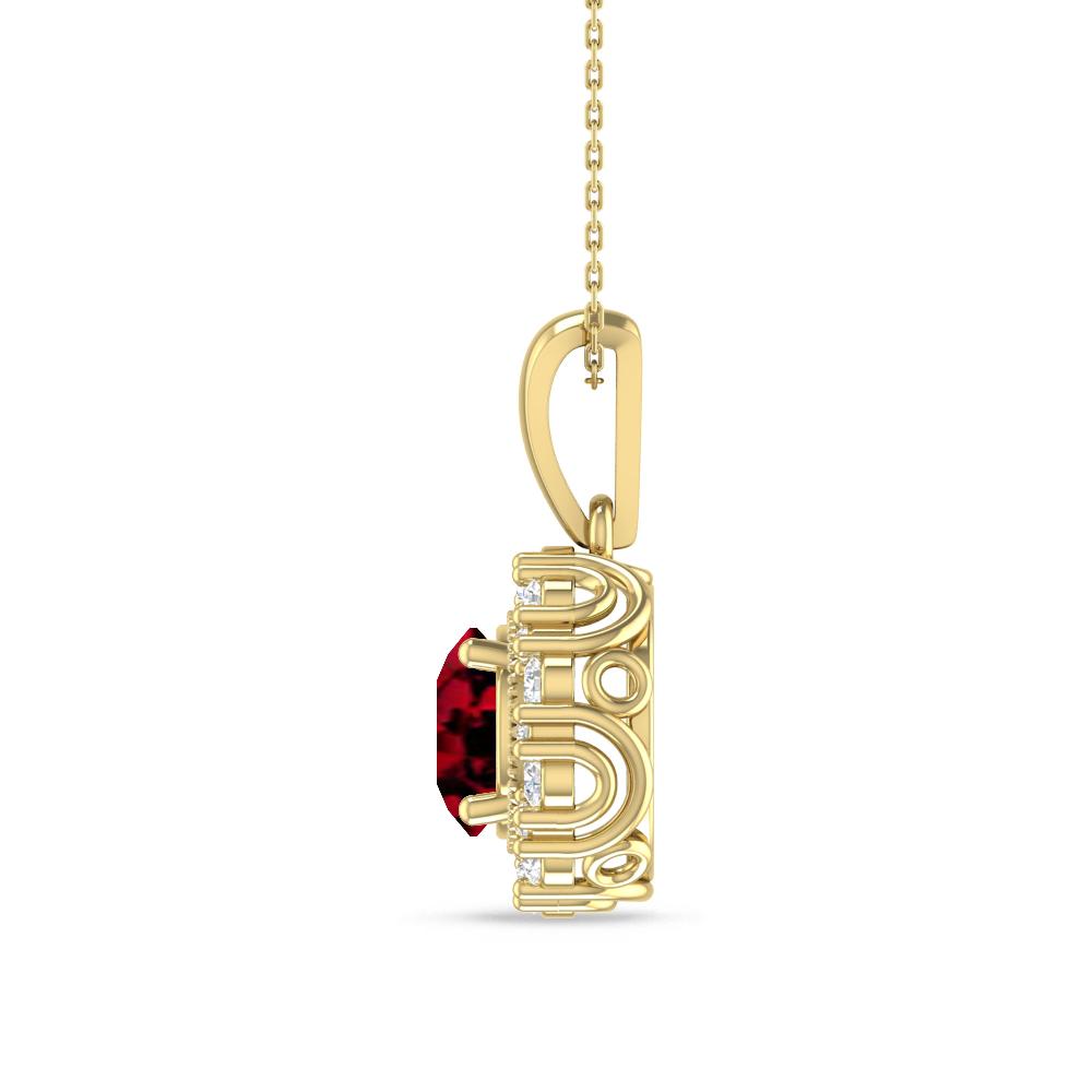 Yellow Gold - Garnet