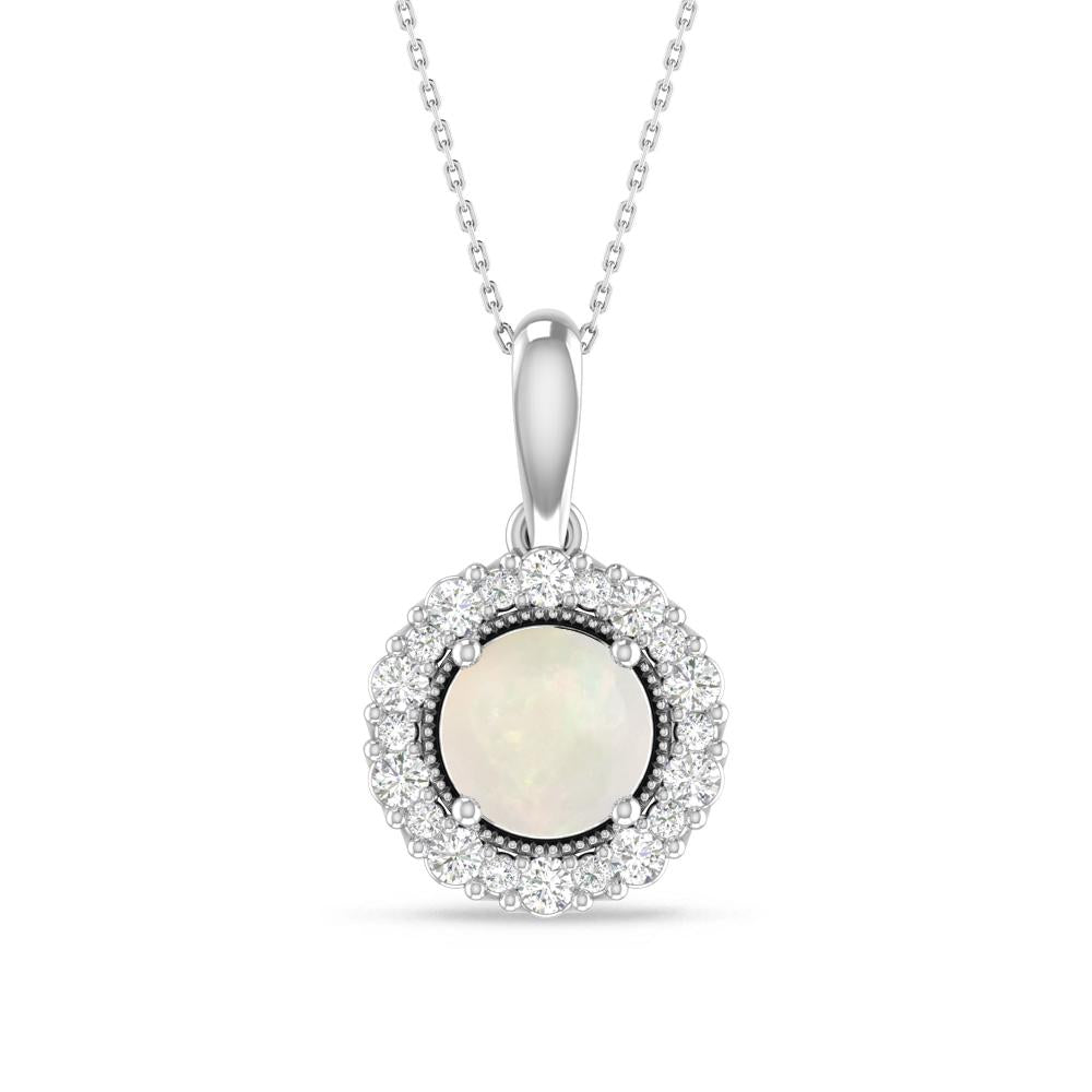 White Gold - Opal