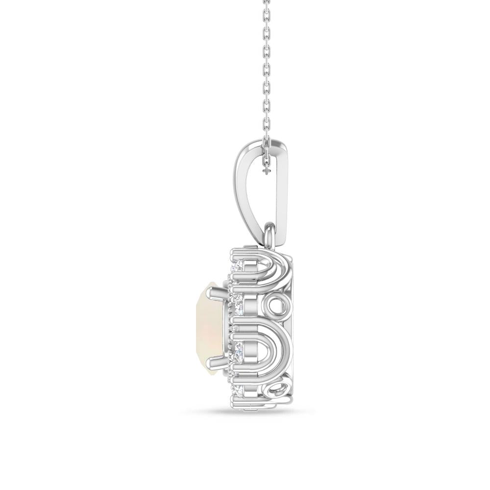 White Gold - Opal