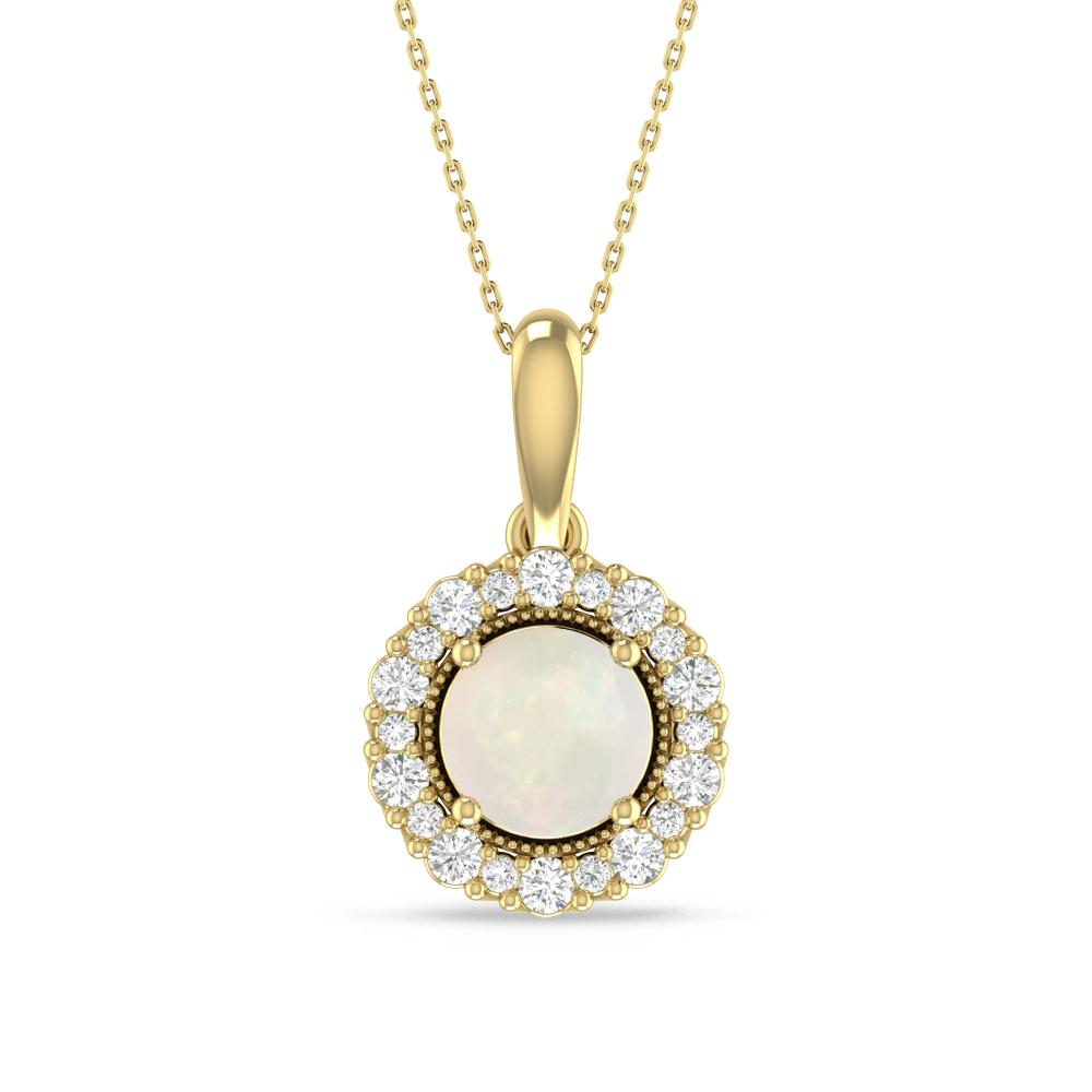 Yellow Gold - Opal