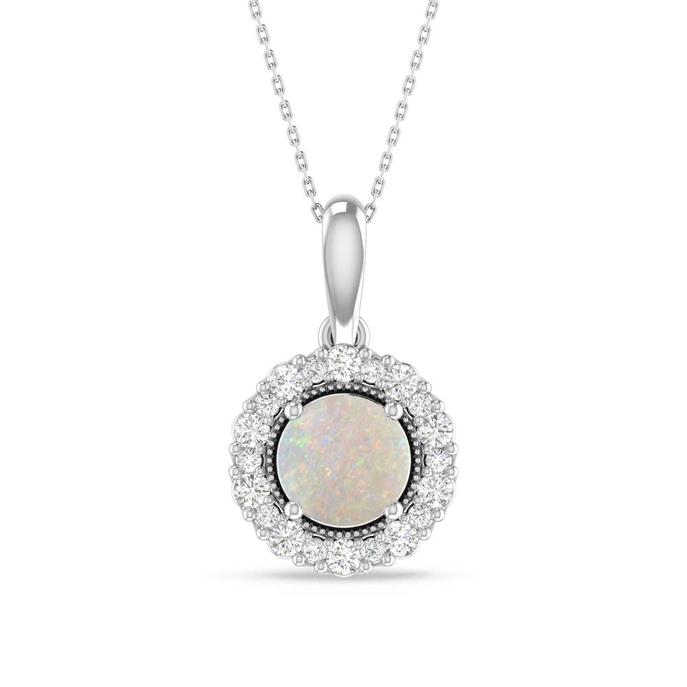 White Gold - Opal