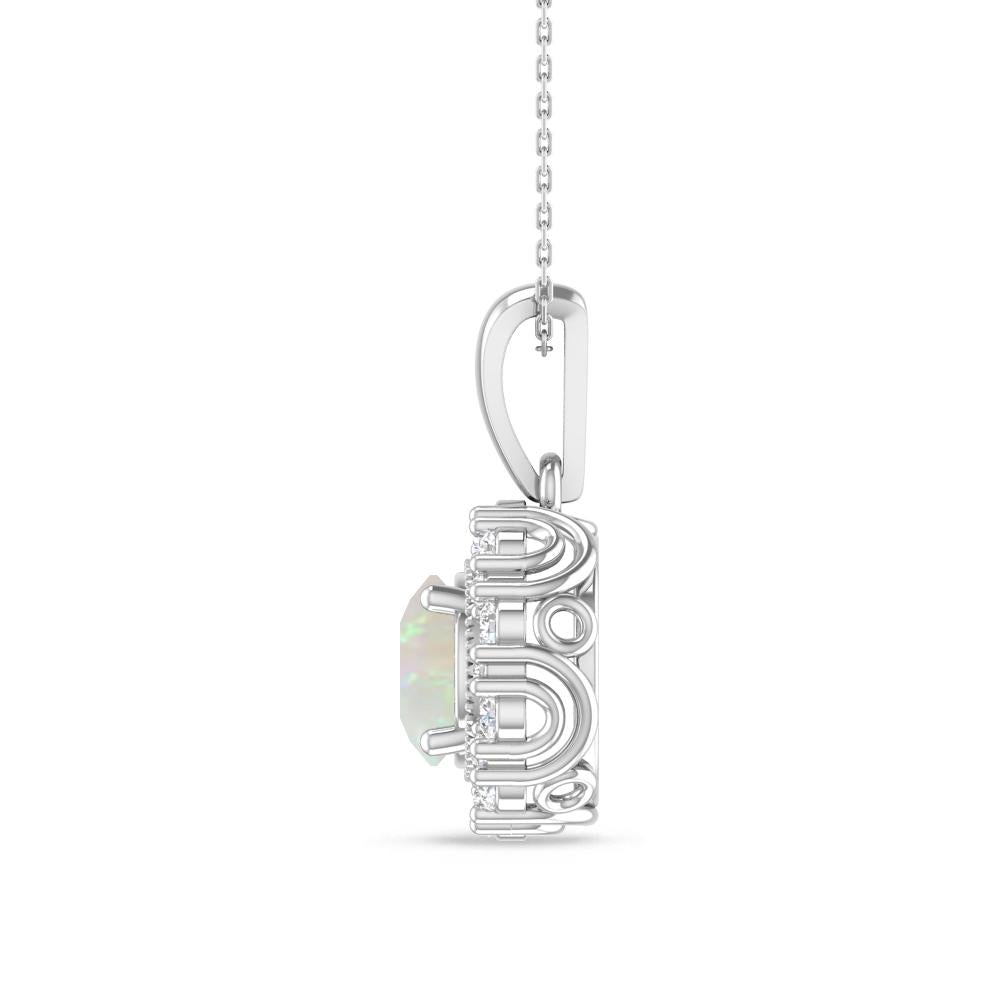 White Gold - Opal