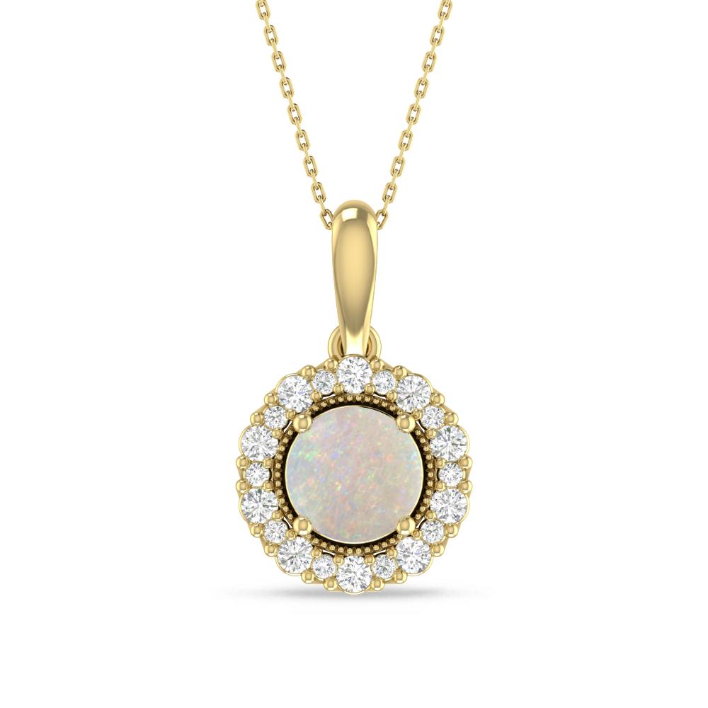 Yellow Gold - Opal