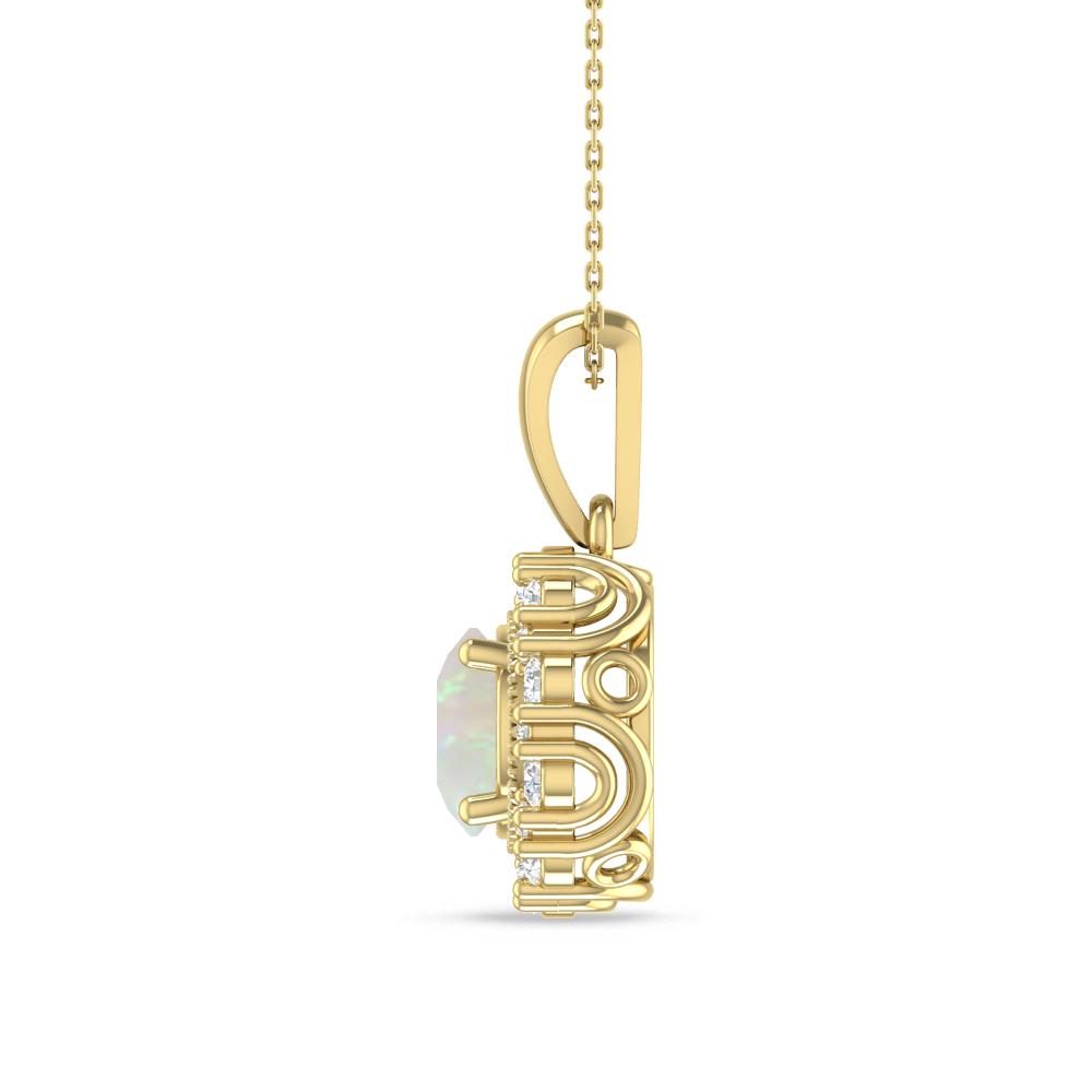 Yellow Gold - Opal
