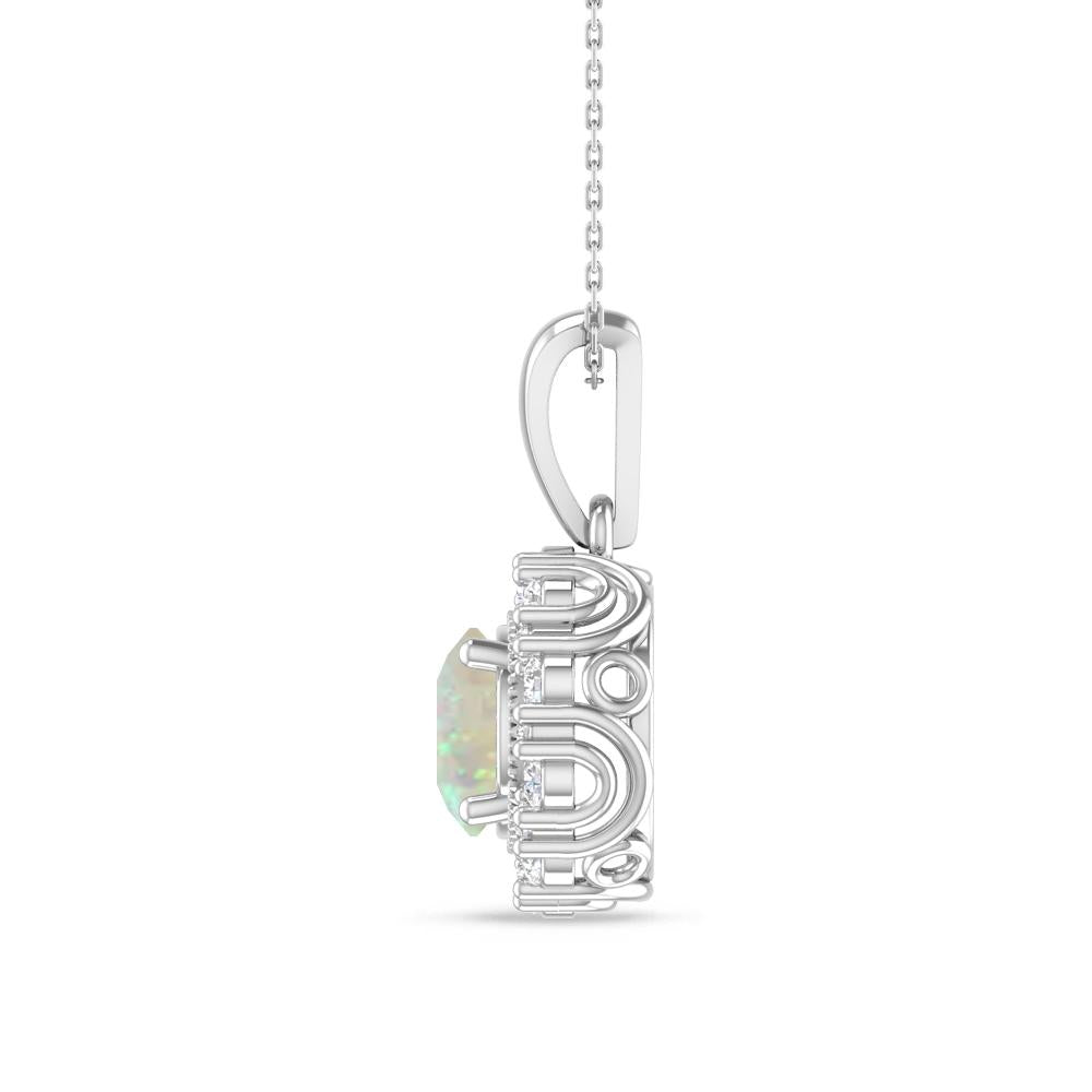 White Gold - Opal
