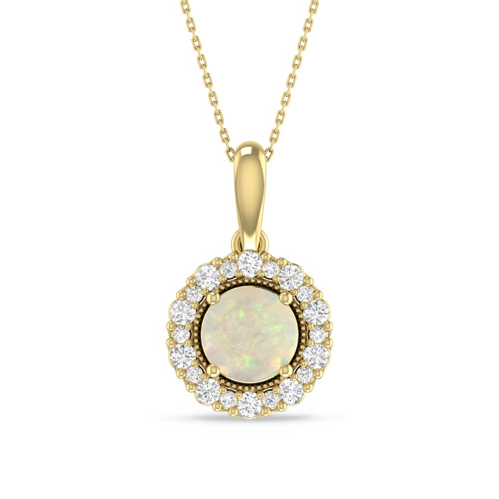 Yellow Gold - Opal
