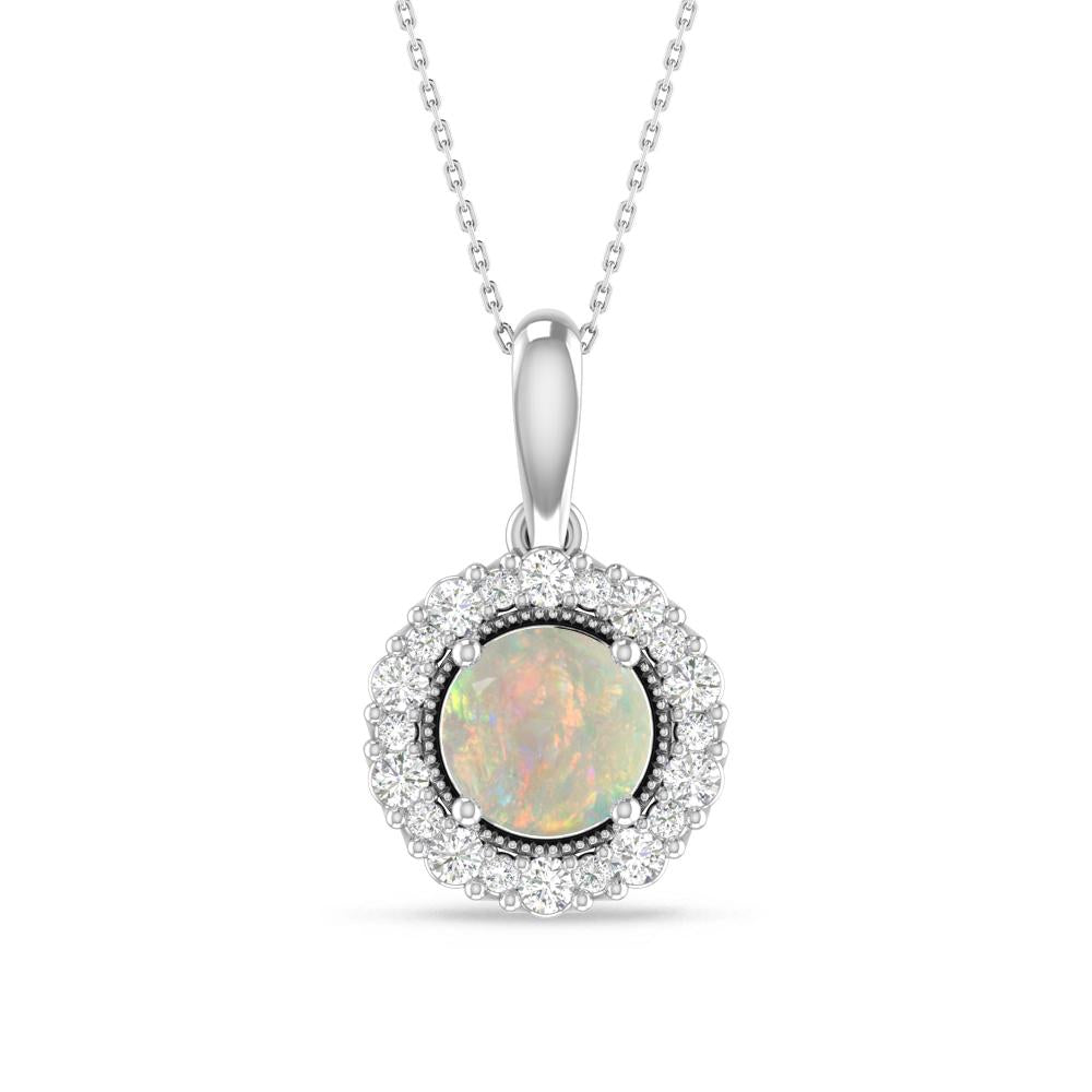 White Gold - Opal