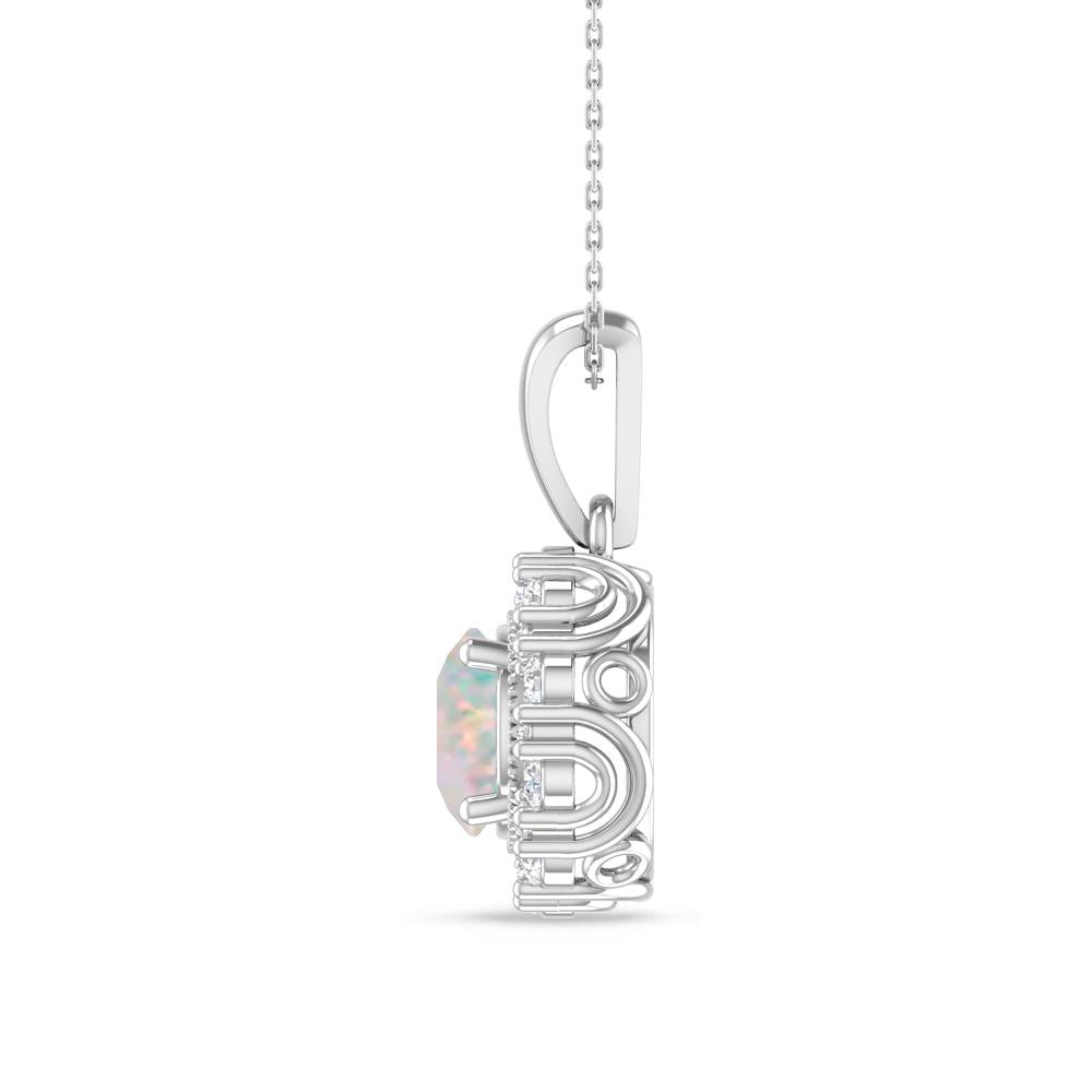 White Gold - Opal