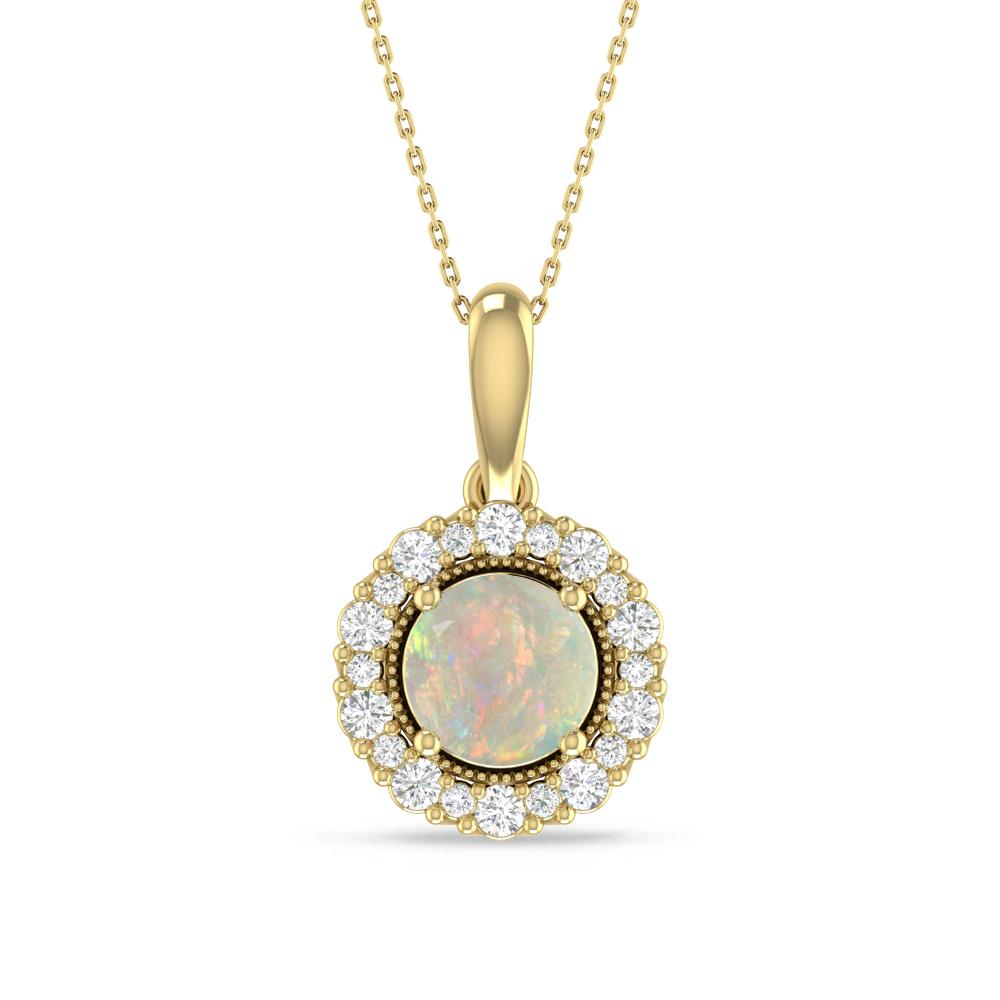 Yellow Gold - Opal