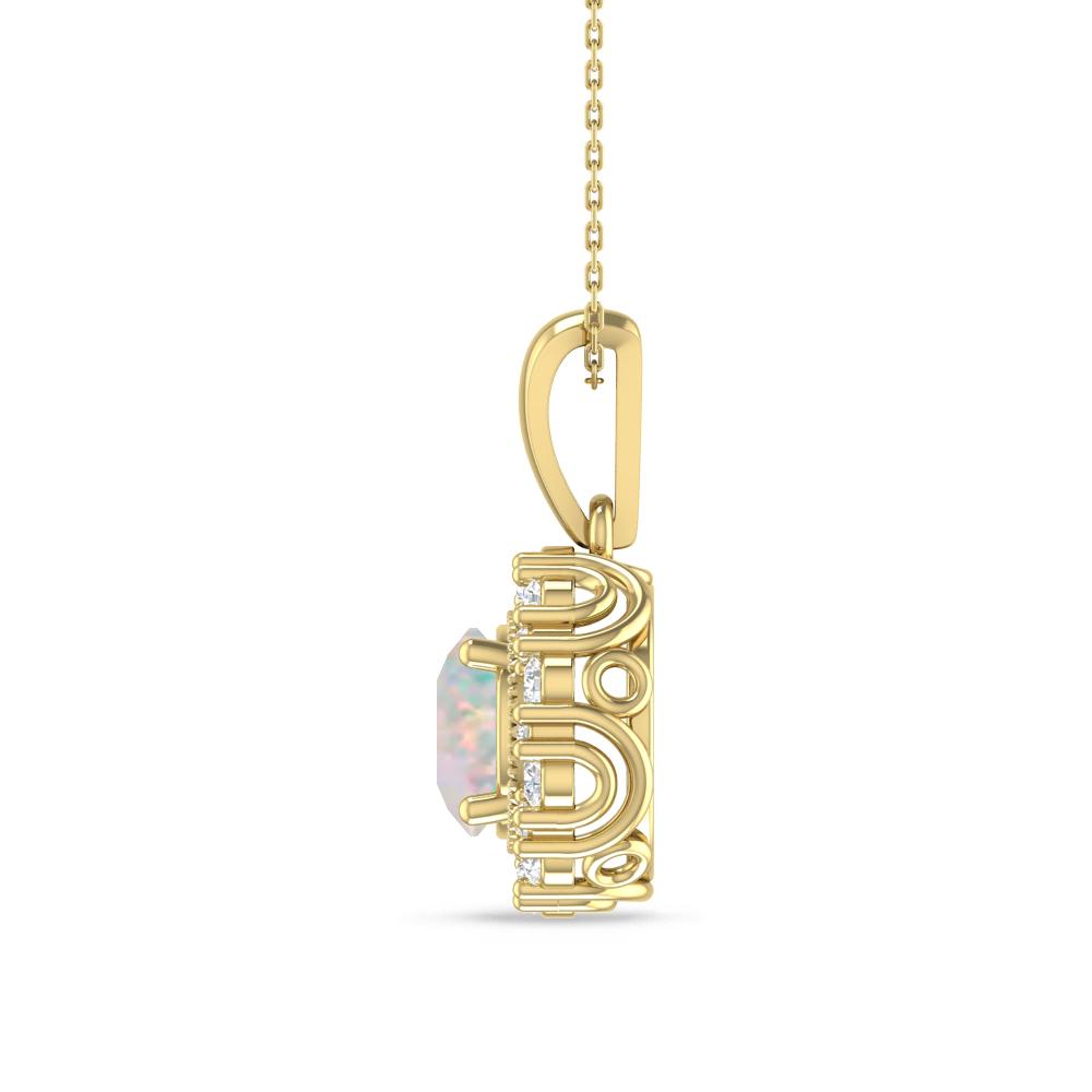 Yellow Gold - Opal