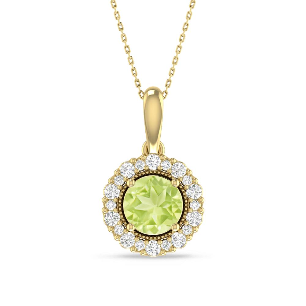 Yellow Gold - Peridot