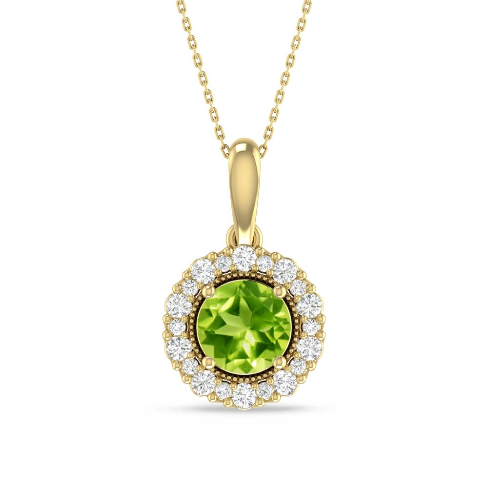 Yellow Gold - Peridot