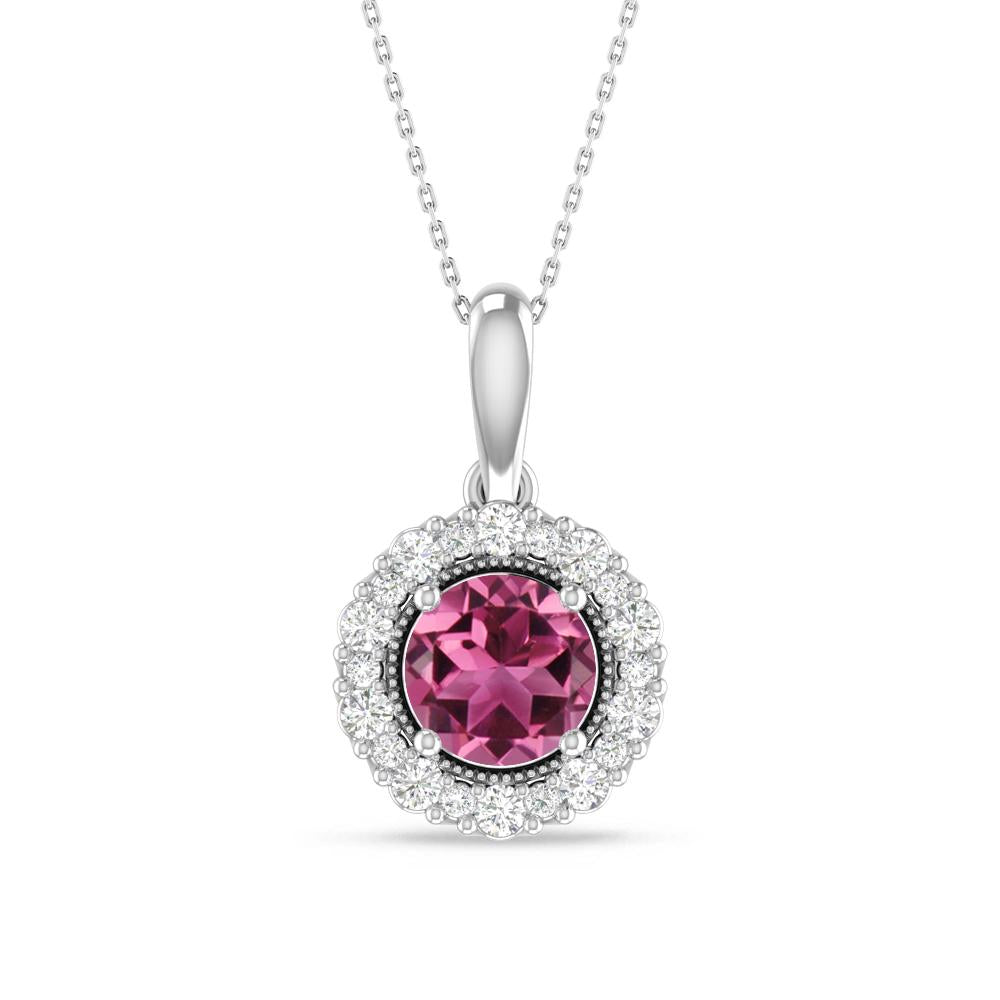 White Gold - Pink Tourmaline