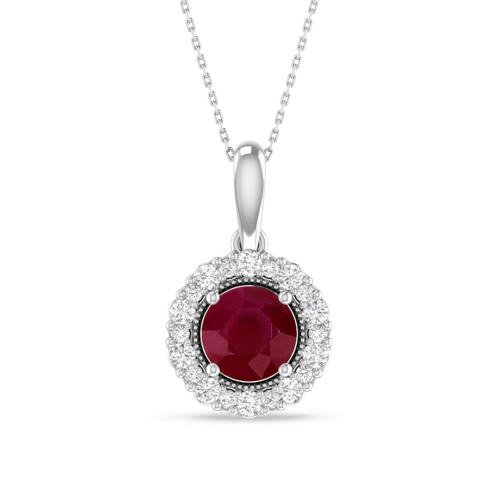 White Gold - Ruby