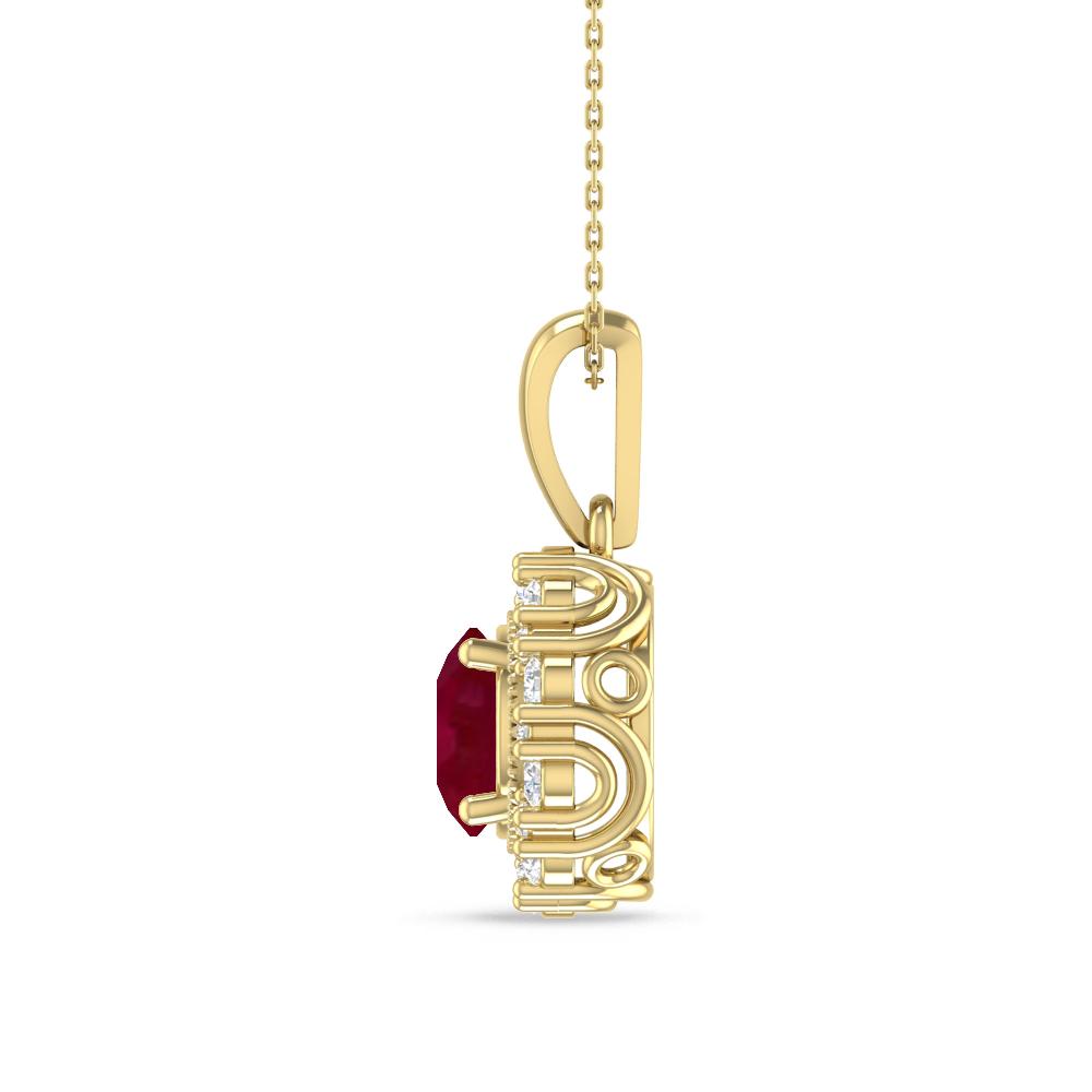Yellow Gold - Ruby