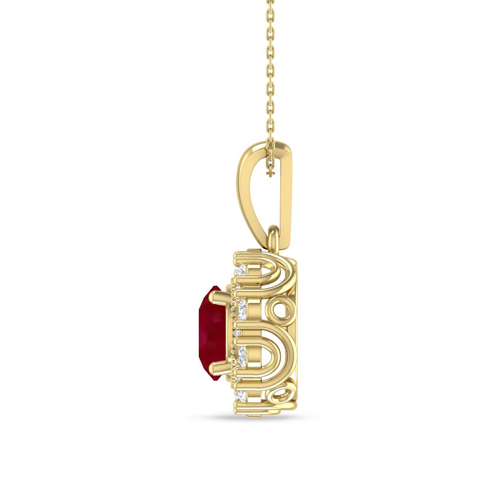 Yellow Gold - Ruby