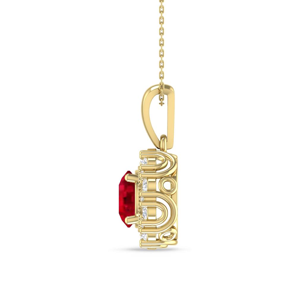 Yellow Gold - Ruby