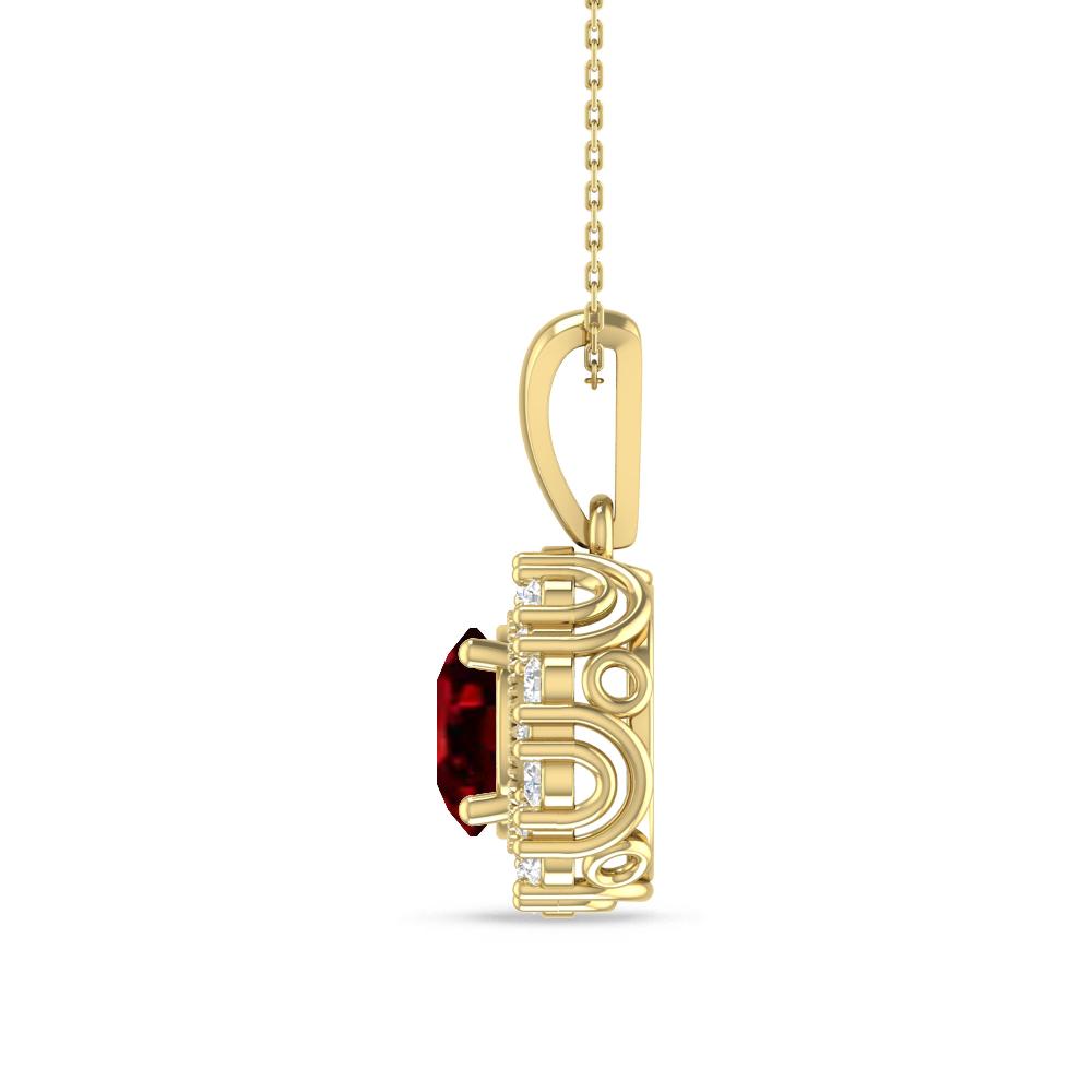 Yellow Gold - Ruby