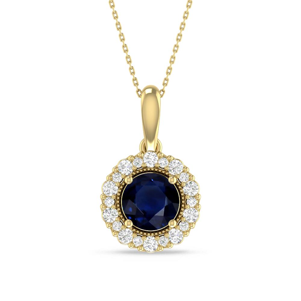 Yellow Gold - Sapphire