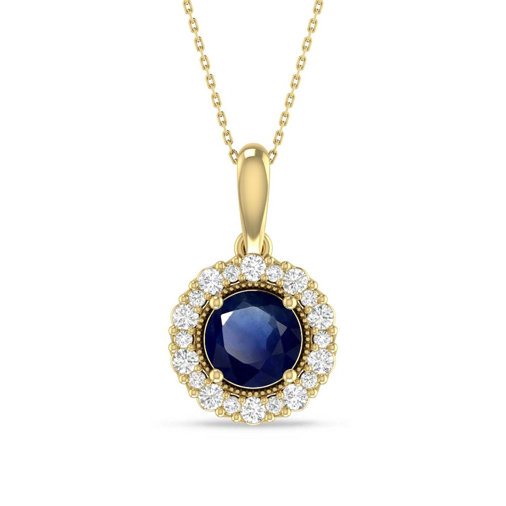 Yellow Gold - Sapphire