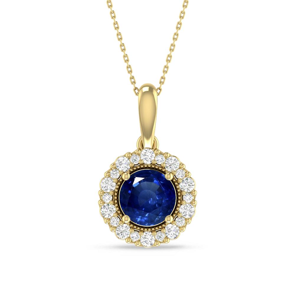 Yellow Gold - Sapphire