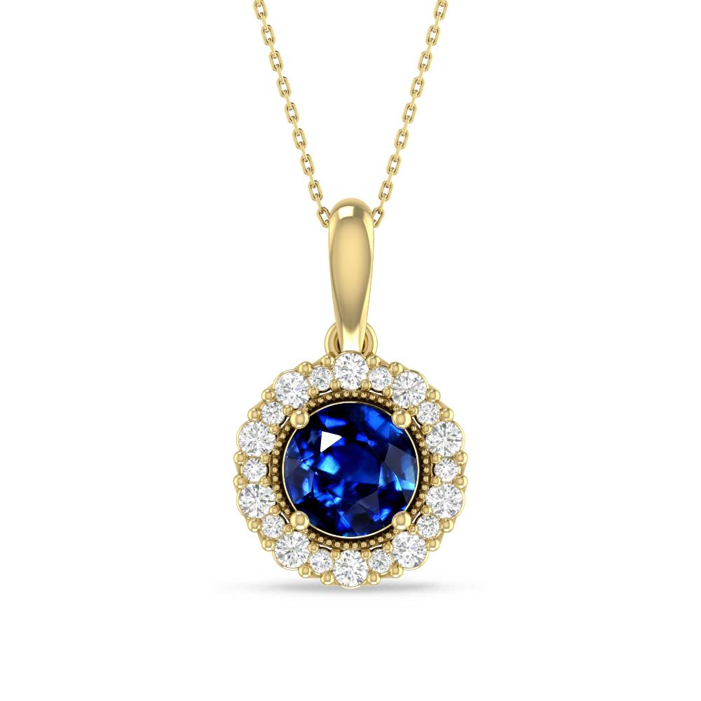 Yellow Gold - Sapphire