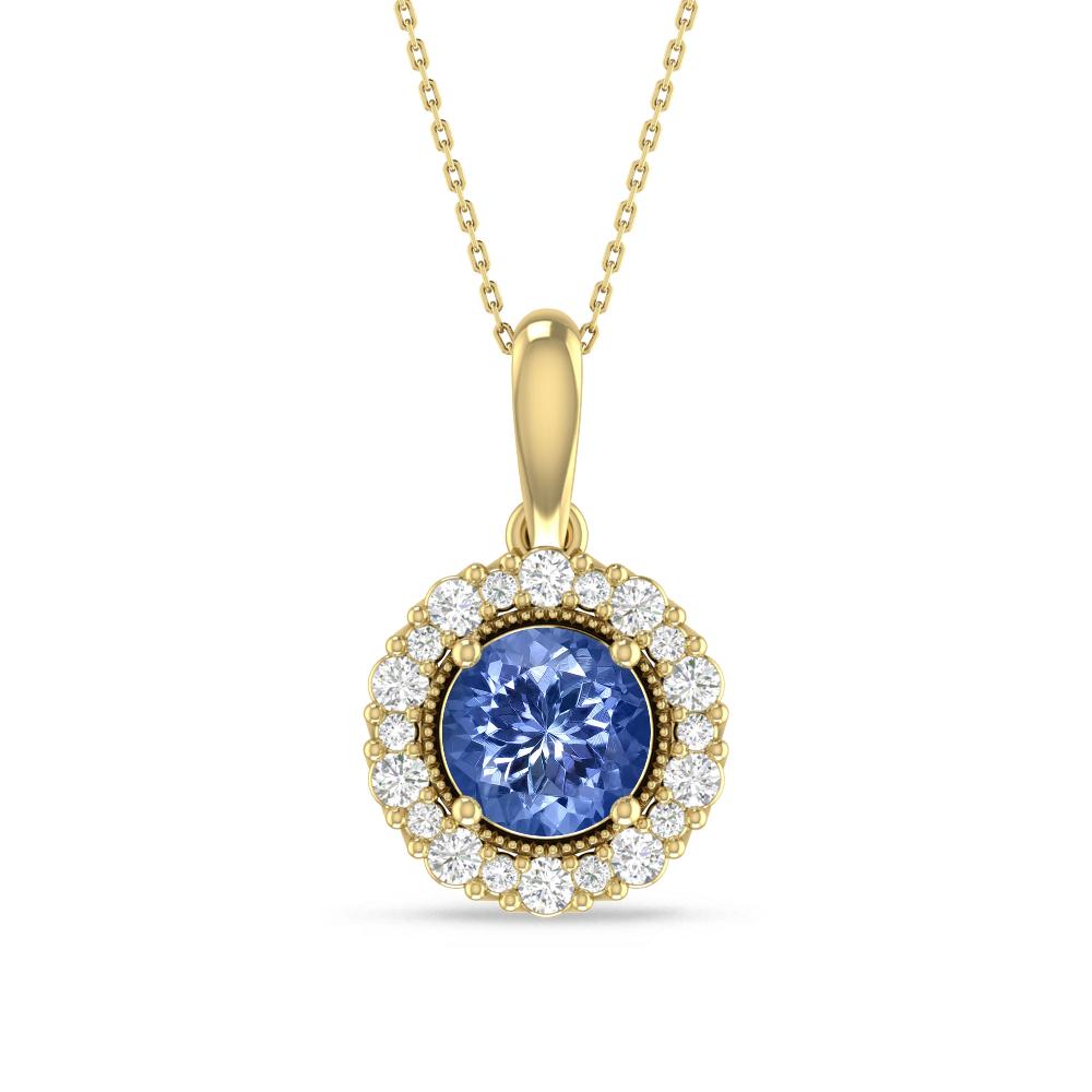 Yellow Gold - Tanzanite