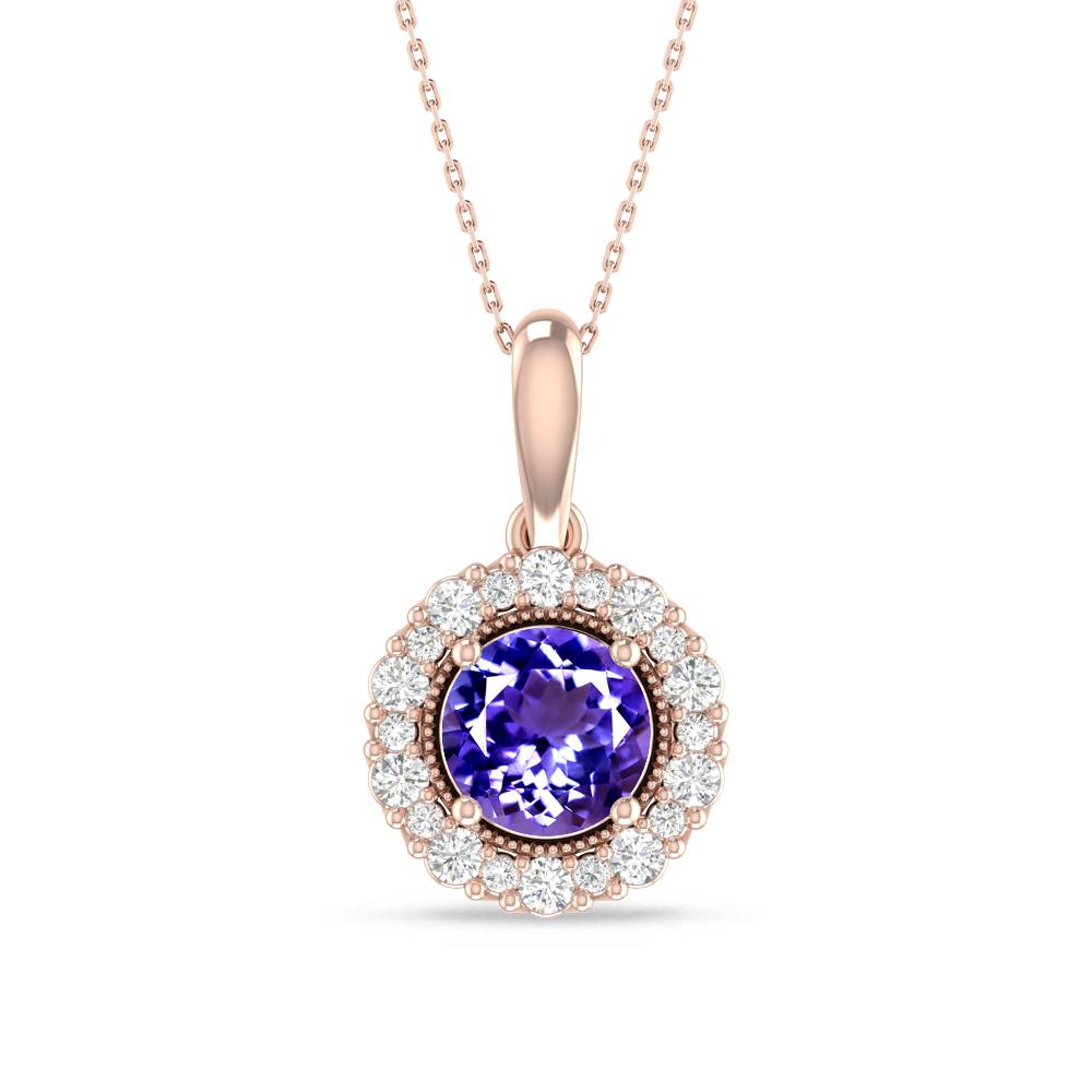 Rose Gold - Tanzanite