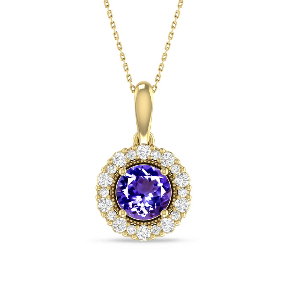 Yellow Gold - Tanzanite