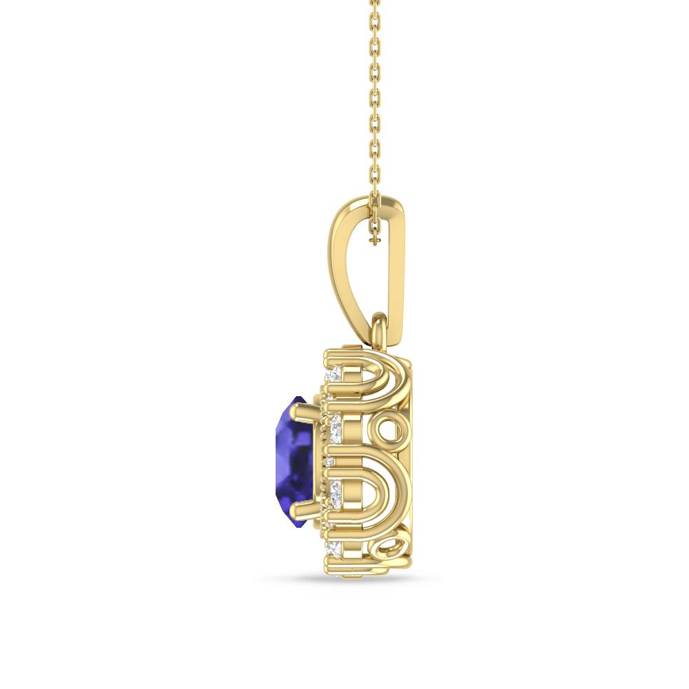 Yellow Gold - Tanzanite
