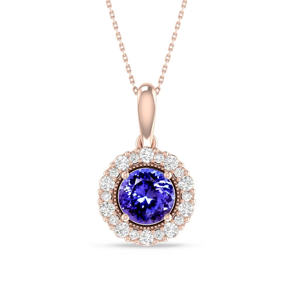 Rose Gold - Tanzanite