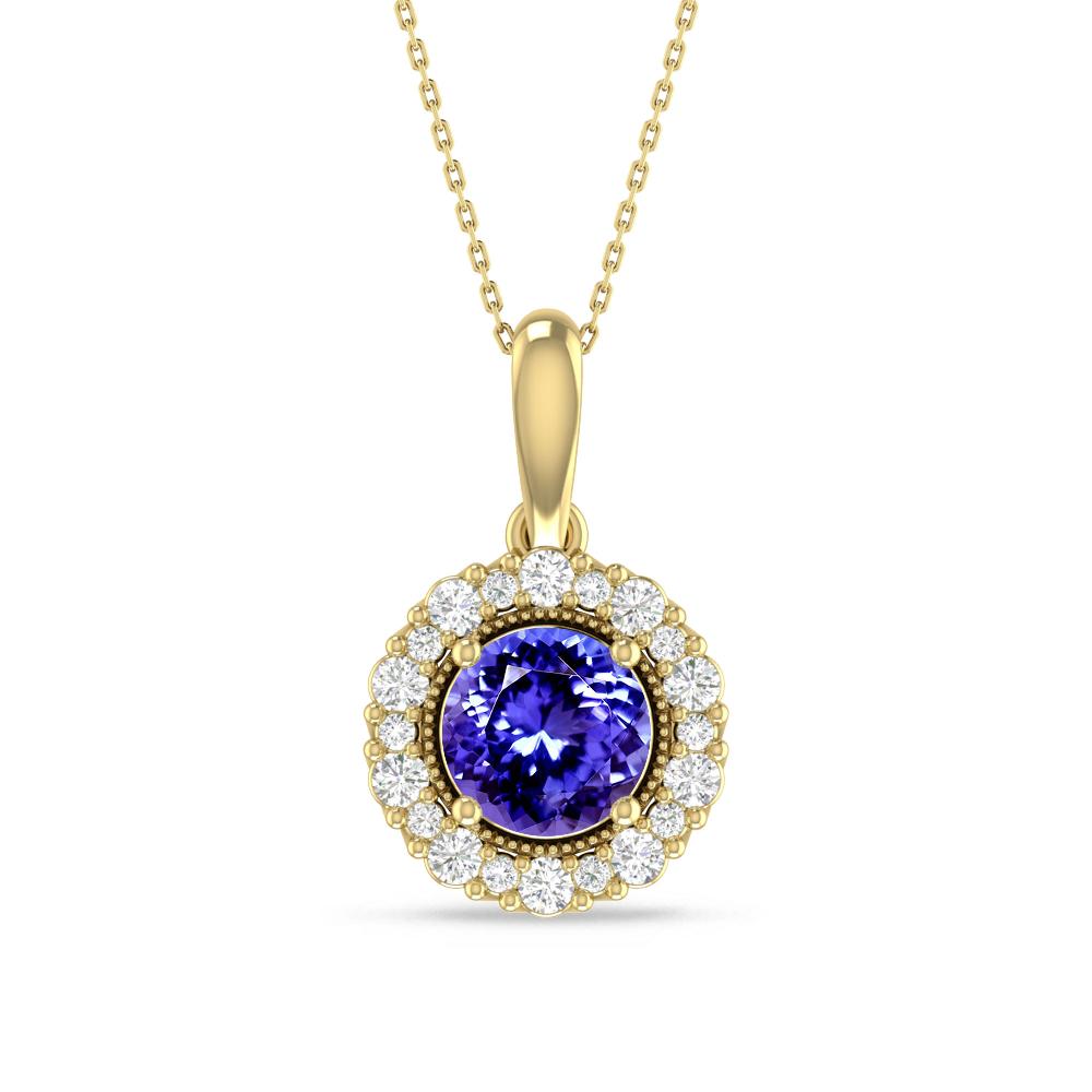 Yellow Gold - Tanzanite