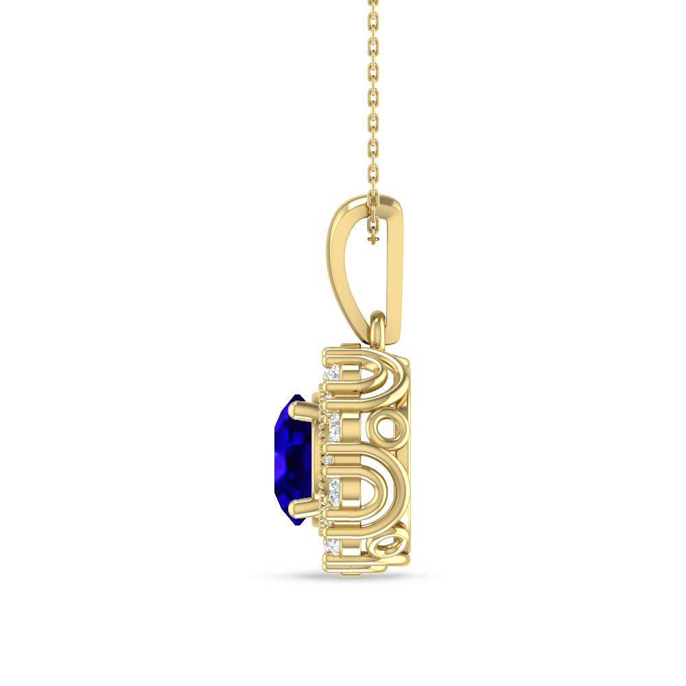 Yellow Gold - Tanzanite