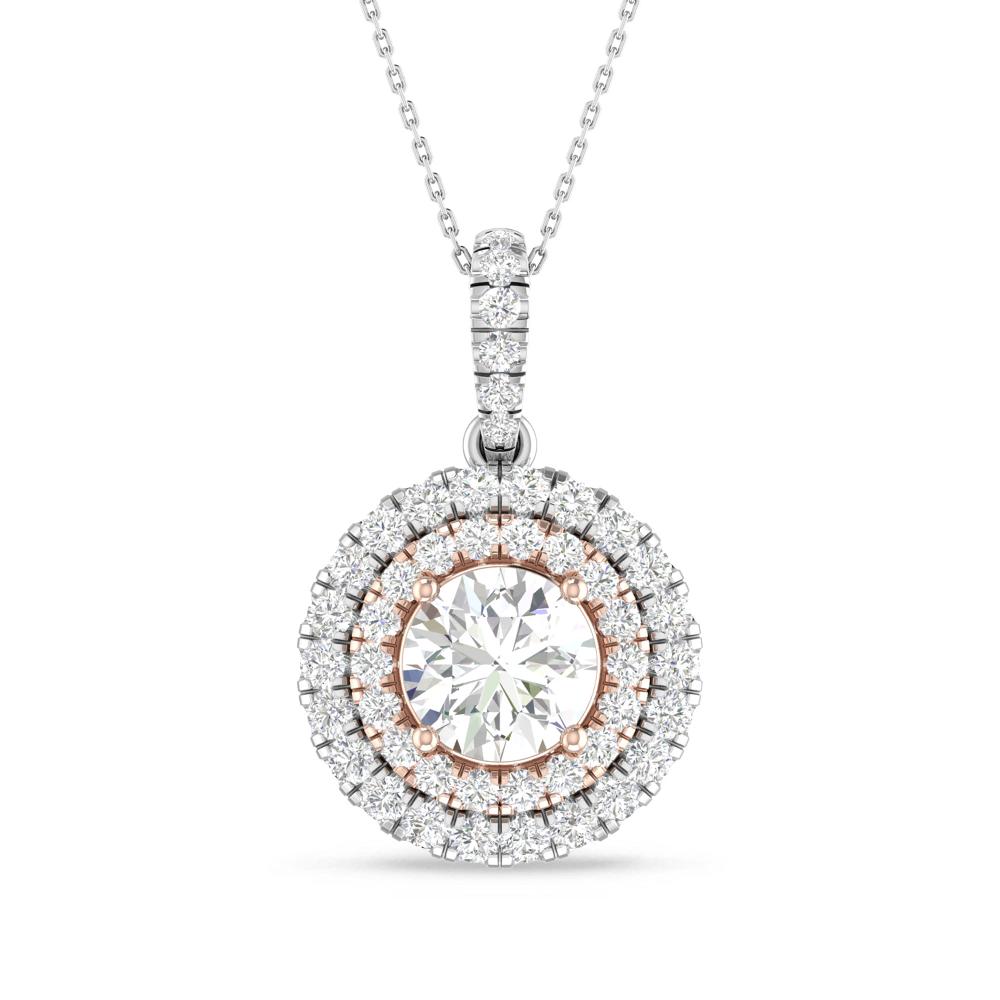 White Gold/Rose Gold - Diamond