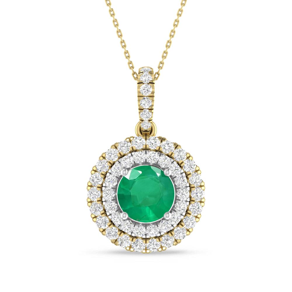 Yellow Gold/White Gold - Emerald