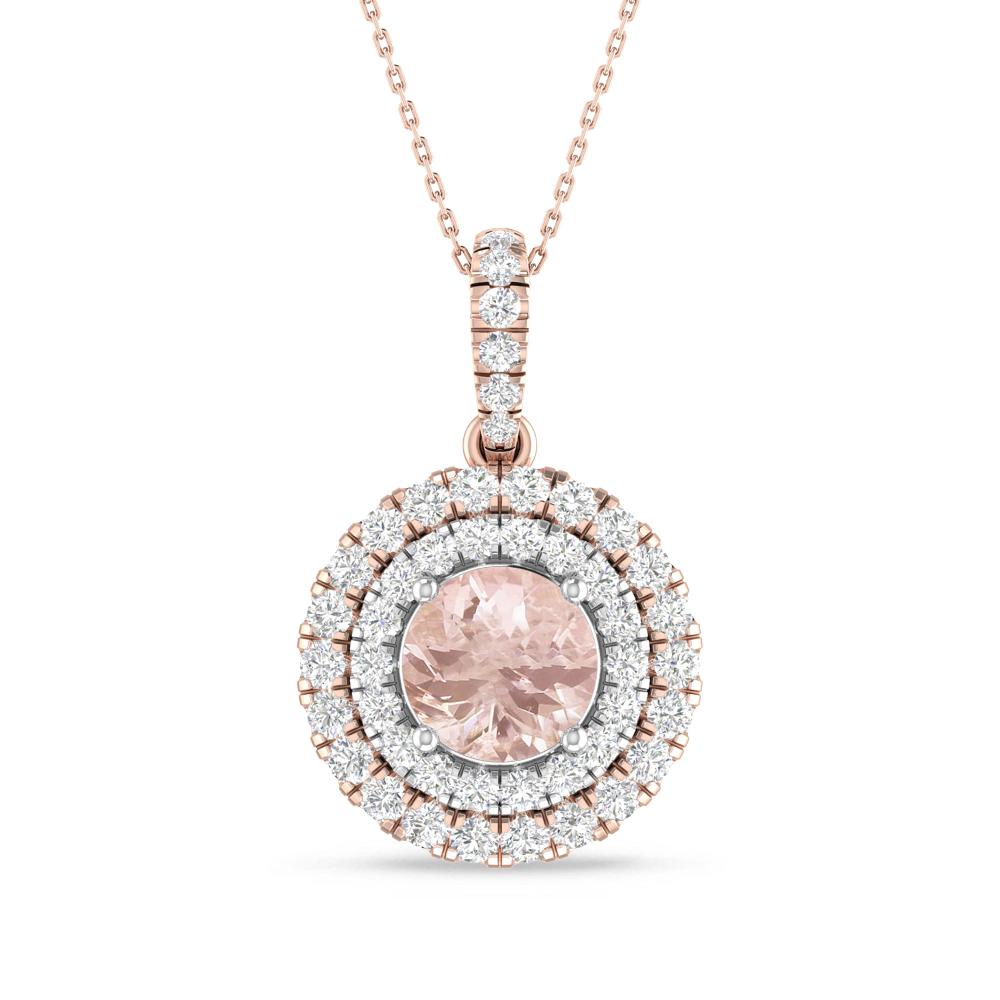 Rose Gold/White Gold - Morganite
