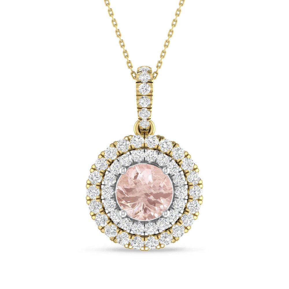 Yellow Gold/White Gold - Morganite