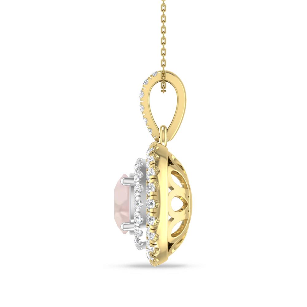 Yellow Gold/White Gold - Morganite