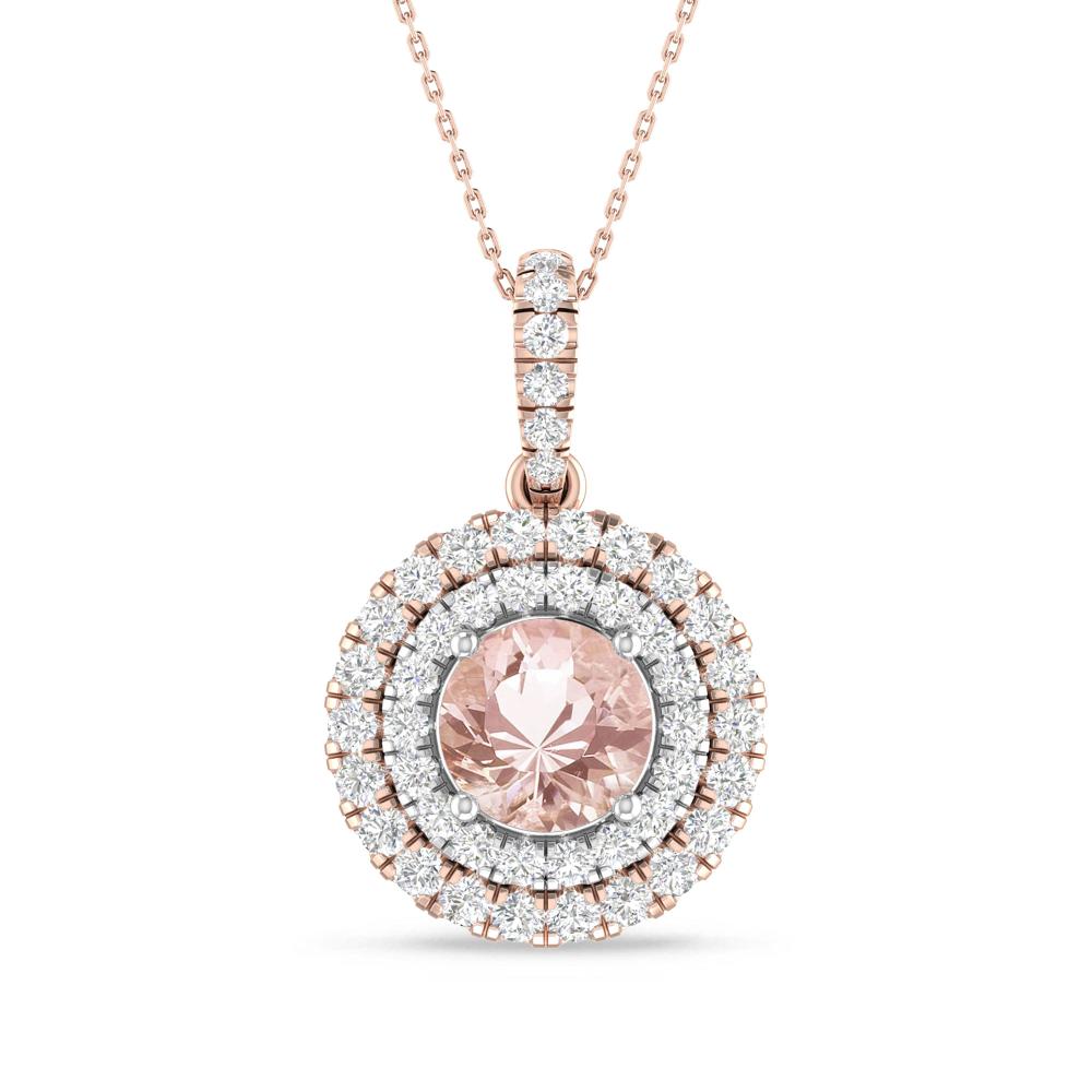 Rose Gold/White Gold - Morganite