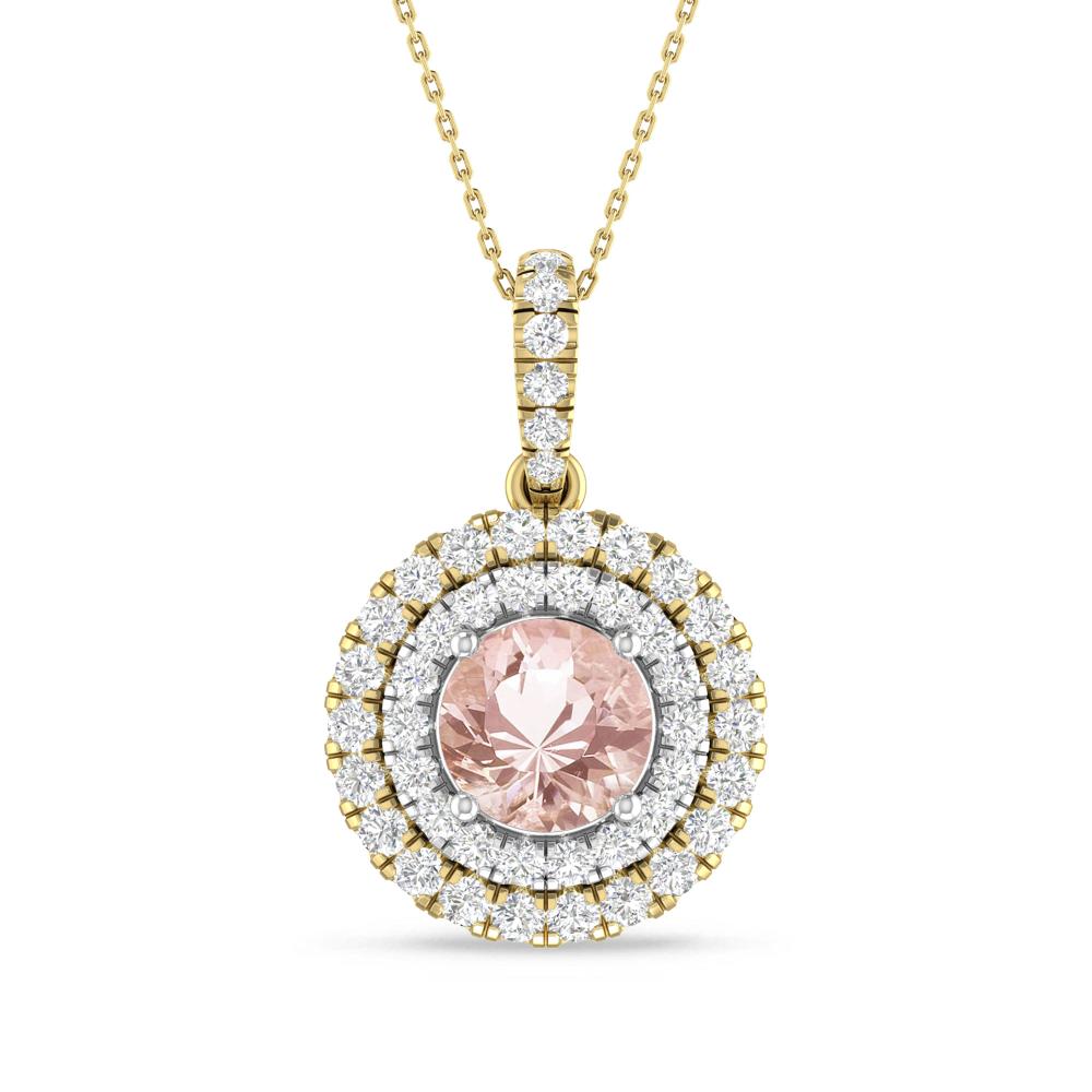 Yellow Gold/White Gold - Morganite