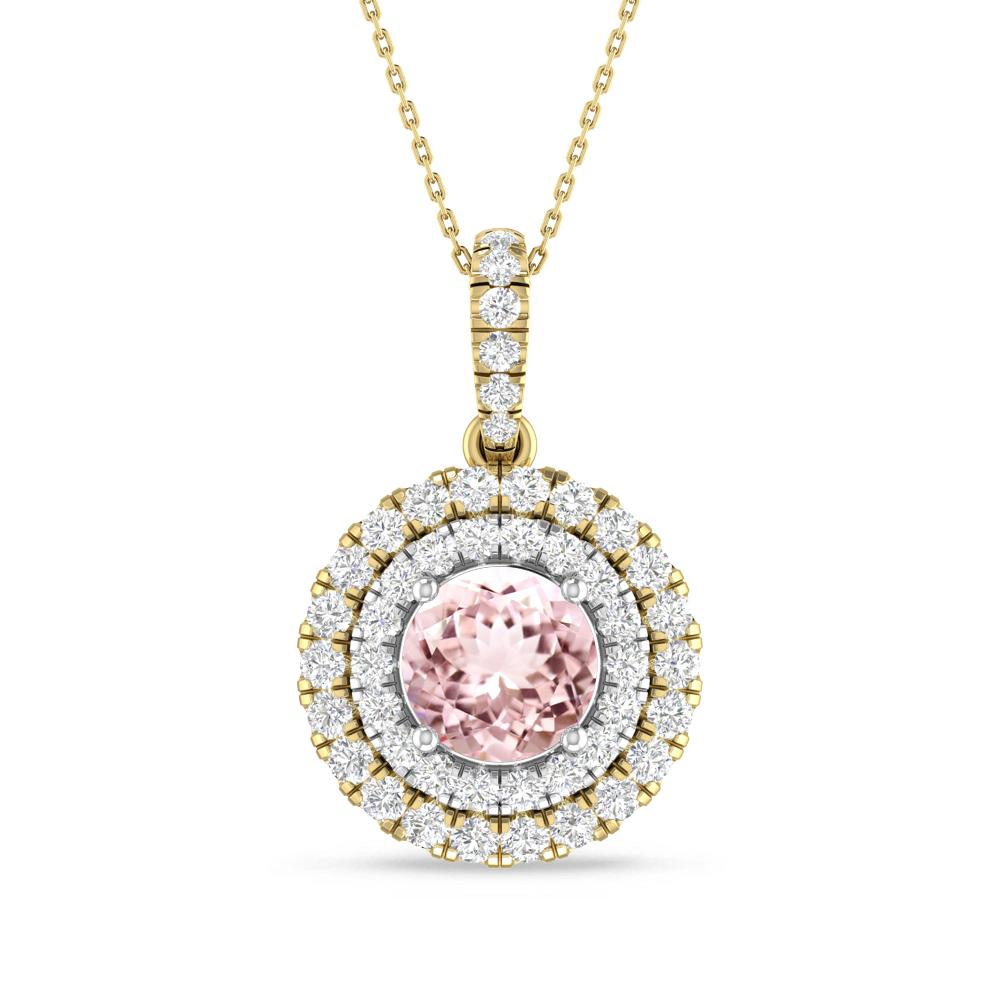 Yellow Gold/White Gold - Morganite