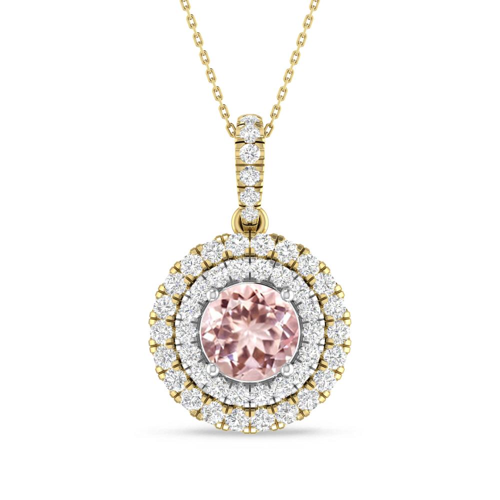 Yellow Gold/White Gold - Morganite