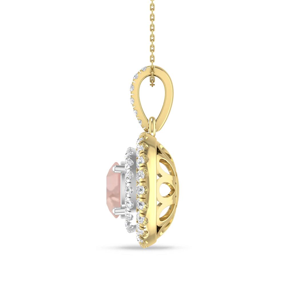 Yellow Gold/White Gold - Morganite