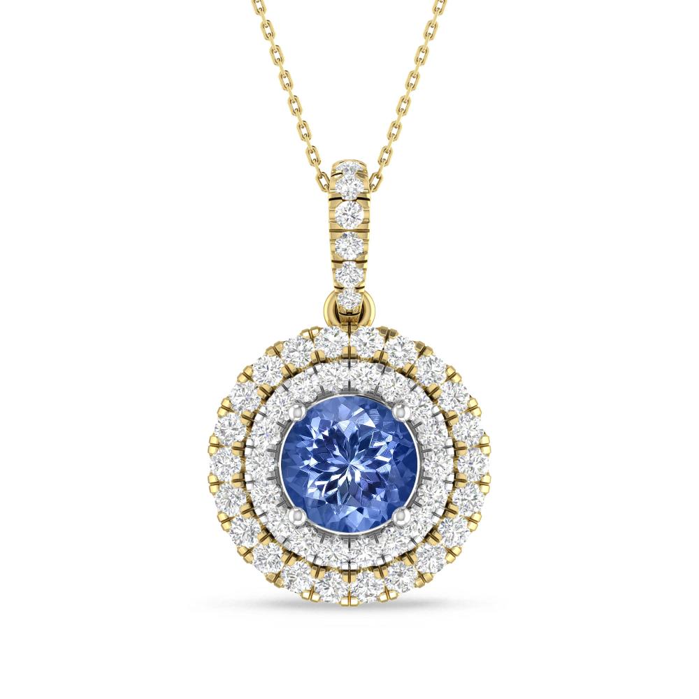 Yellow Gold/White Gold - Tanzanite