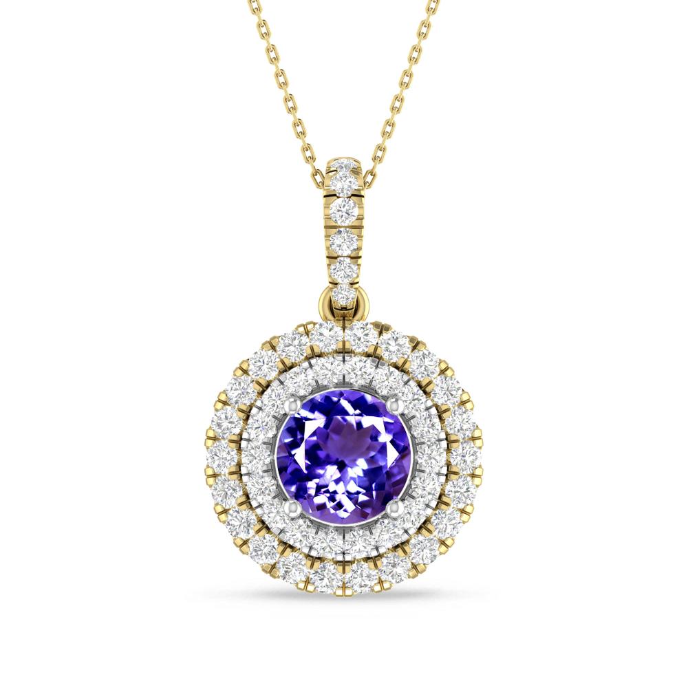 Yellow Gold/White Gold - Tanzanite