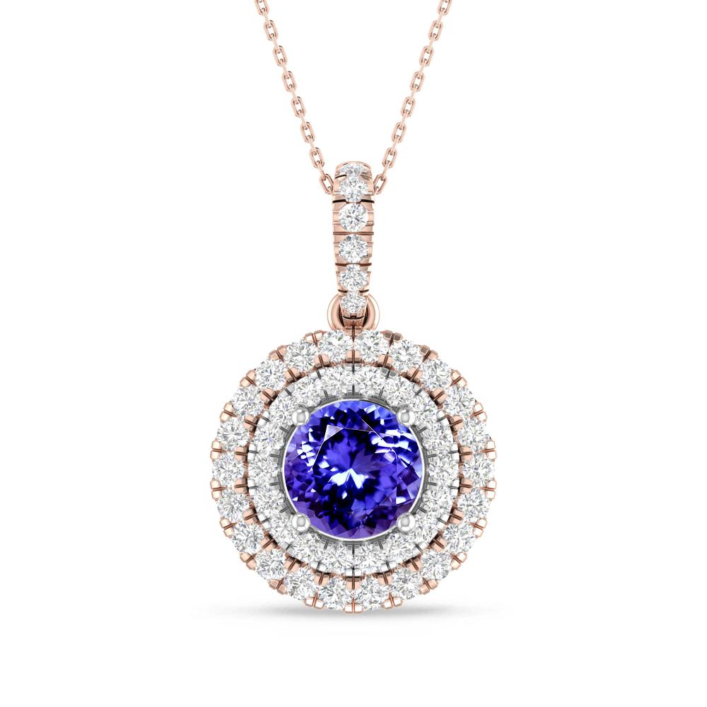 Rose Gold/White Gold - Tanzanite