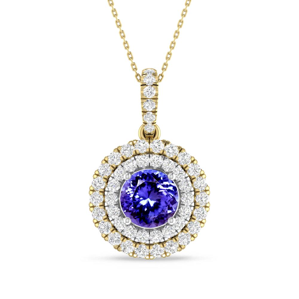 Yellow Gold/White Gold - Tanzanite