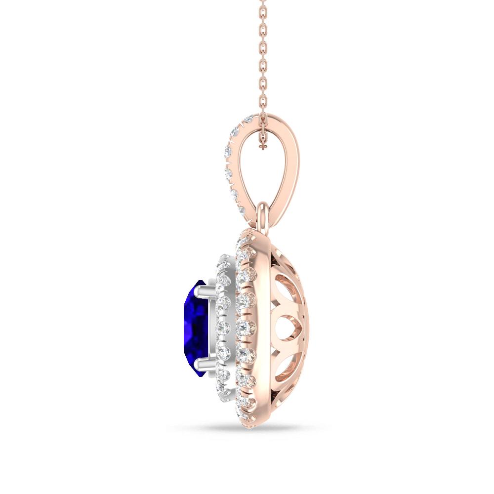 Rose Gold/White Gold - Tanzanite