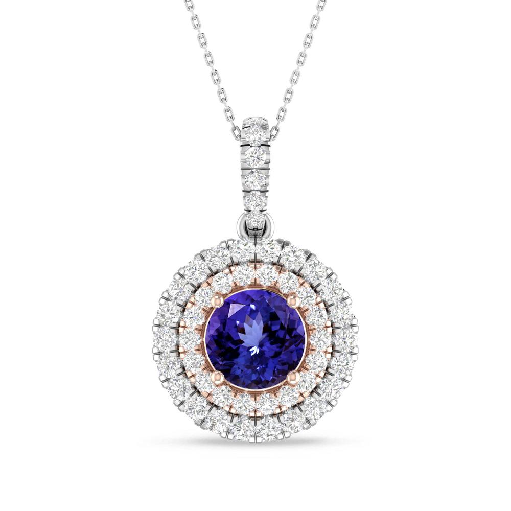 White Gold/Rose Gold - Tanzanite